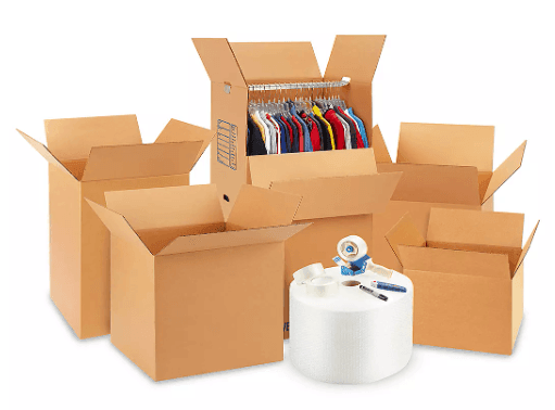 multi boxes sizes and packing materials choices 